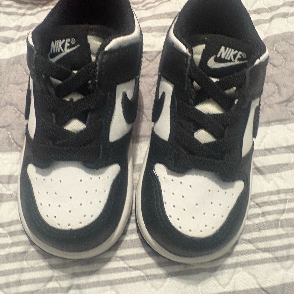 Nike Kids Black and White Sneakers